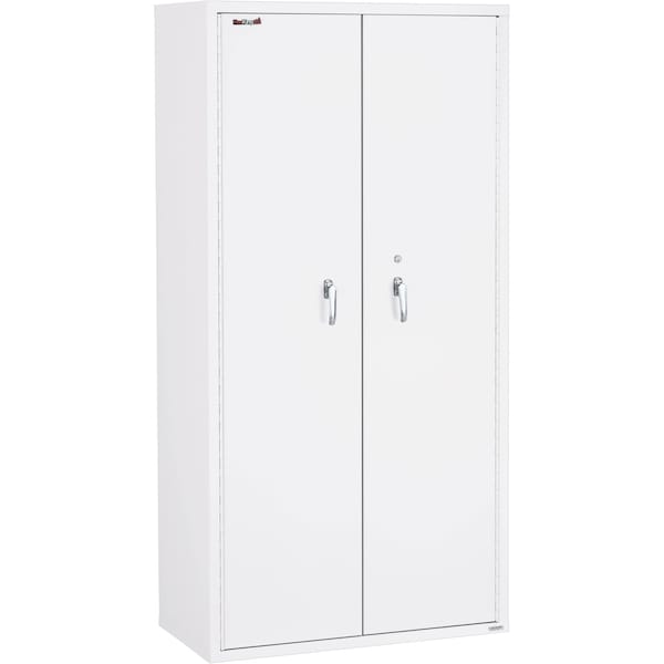 Fireking Storage Cabinet, 1 Hr Fire Rated, 72" High Arctic White CF7236-DAW - main