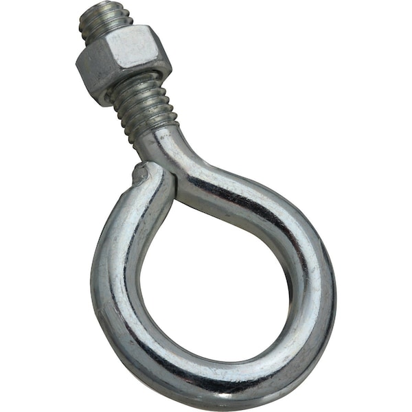 National Hardware 3/8'' x 3'' Zinc Eye Bolt with Hex Nut N221-259 - main