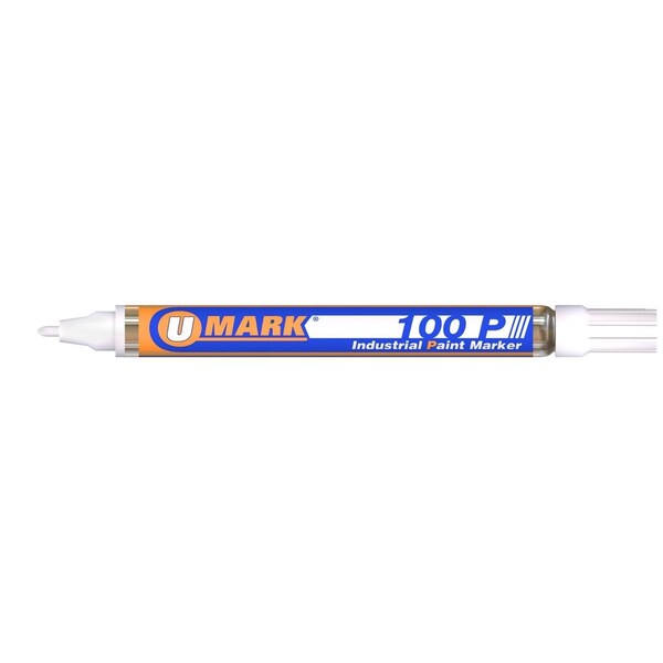U-Mark U-Mark UMARK10205FL 100P Fine Line Paint Marker; White UMARK10205FL - main