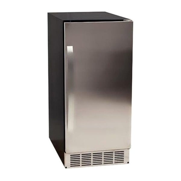 Edgestar 15 Inch Wide 25 Lbs Capacity BuiltIn Ice Maker with 50 Lbs Daily Ice Production Pump Included IB450SSP - main
