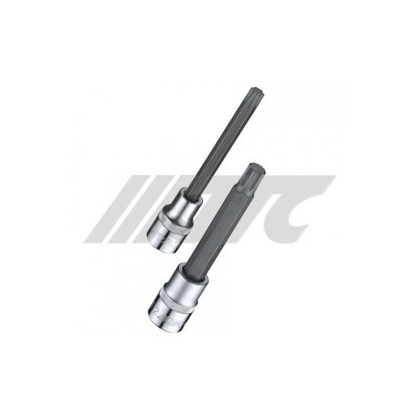 Jtc Auto Tools 1/2 in Drive Long Socket Bit, T55 Torx, 120mm, For Deep Torx Fasteners 45555120 - main