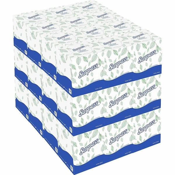 Surpass 2 Ply Facial Tissue, 90 Sheets, 36 PK 21320 - main