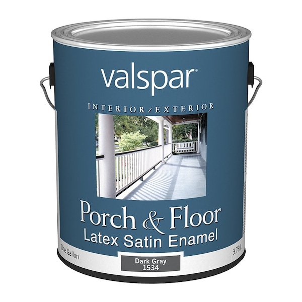 Sw Valspar Cabot, Mccloskey, Valspar Pt 1 Gal Valspar Paint 1534 Dark Gray Concrete & Masonry Interior and Exterior Latex Porch and Floor 1589 - main