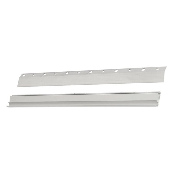 National Hardware Apartment Hanger, 100 lb, Aluminum, Mill, 516 in Opening, 12 in Projection, Screw Mounting N260-121 - main