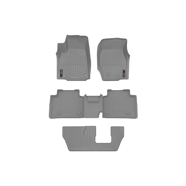 Weathertech Grey, Front, rear, and rear Floorliners 461696-1-6-4 - main
