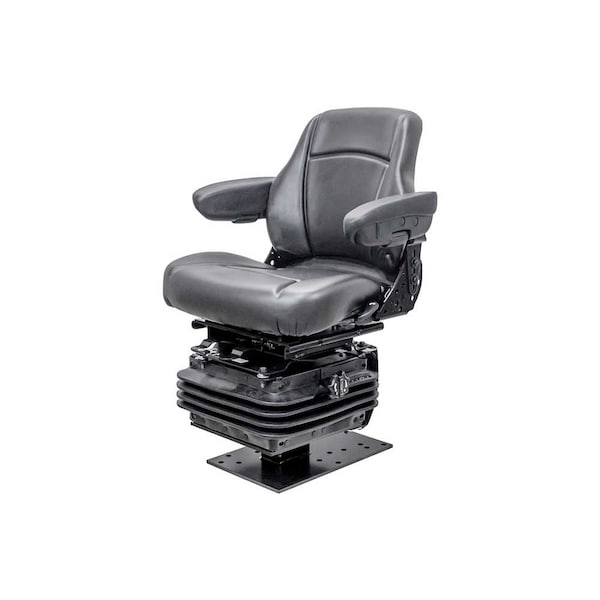 Uni Pro 535 Mechanical Suspension Seat, Black Vinyl 7814 - main