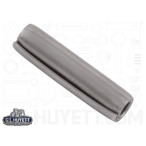 Huyett Coiled Spring Pin, Standard Duty, 420 Stainless Steel, 0.188 in Dia x 0.750 in Length SPCSP-187-0750 - main