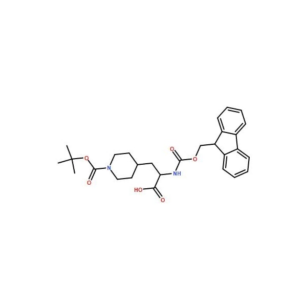 Ak Scientific 2-N-Fmoc-amino-3-(4-N-Boc-piperidinyl)propionic acid (1g), CAS 313052-02-7 5096AH-1g - main