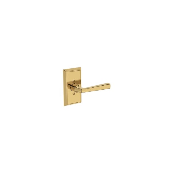 Baldwin Residential Door Levers Half Dummy Right Hand Lifetime Brass HDKINHFR003 - main
