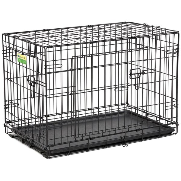Noah&Aposs Ark 30 in. Pet Expert Double Door Dog Crate NO2669018 - main