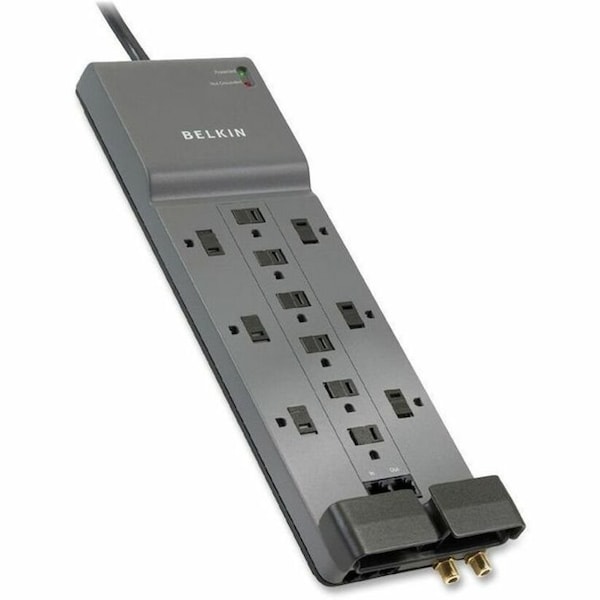 Belkin 12 Outlet 4120J 10' Cord Surge BE112234-10 - main