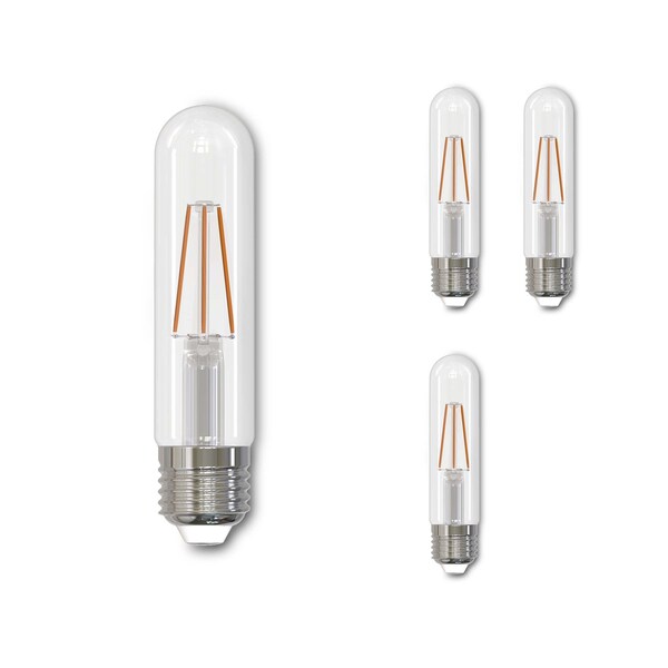 Bulbrite LED Filament 5 W Dimmable Clear Filament T9, E26, LED Bulb - 500 Lumens, 2700K, and 80 CRI, 8PK 862768 - main