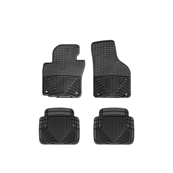 Weathertech Black, Front and Rear All Weather Floor Mats W53-W50 - main
