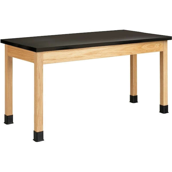 Diversified Spaces Plain Apron Table, Oak, Wood Frame, 60 in W, Oak P7146K30N - main