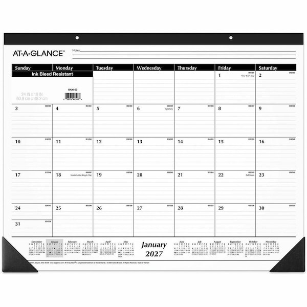 At-A-Glance Ruled Desk Pad, 24 x 19, 2022 SK3000 - main