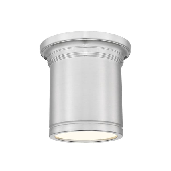 Z-Lite Bentley Brushed Nickel 1 Light Flush Mount 7702F8-BN-LED - main