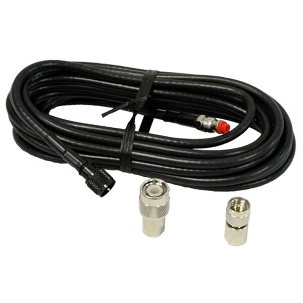 Plugit 15 ft. RG58 Coax Nipple Conn with TNC and MU Con PL2824176 - main