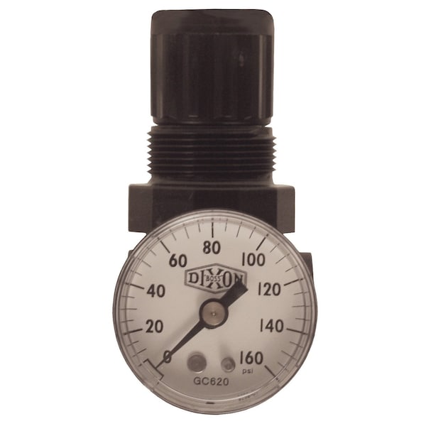 Dixon Miniature Regulator, w/Gauge, 1/4" R07-200RG - main