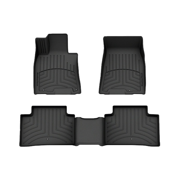 Weathertech Black, Front and Rear FloorLiner HP 441697-1-2IM - main