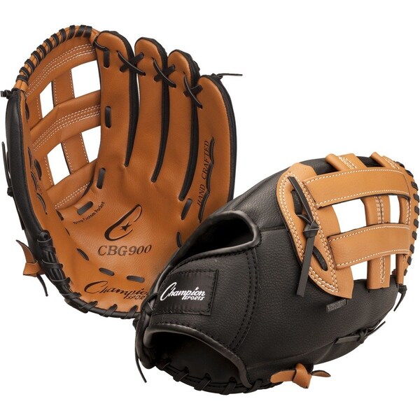 Champion Sports 13 in. Fielders Glove, Brown & Black CBG900 - main