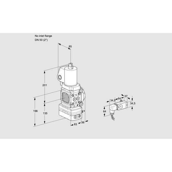 Honeywell Kromschroder VAD3T-/50N/NQSL-50A KS88013102 - main