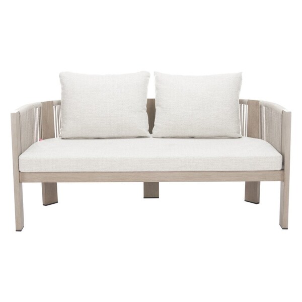 Homeroots 59" Beige Polypropylene Sofa 667649 - main