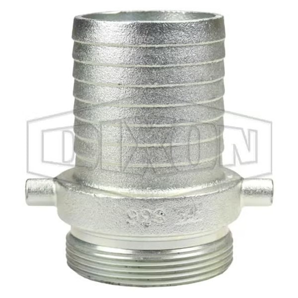 Dixon King Short Shank Suction Coupling, 3 in Nominal, Male NPSM End Style, Domestic S36 - main