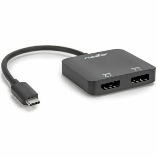 Rocstor USB-C TO DUAL DISPLAYPORT ADAPTER - 4K at 60HZ - RESOLUTIONS UP TO 3840X2160 at 60 Y10A201-B1 - main