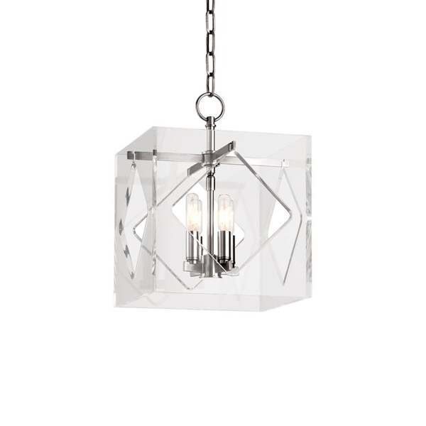 Hudson Valley Lighting Travis 4 Light Lantern 12 In. Polished Nickel 5912-PN - main