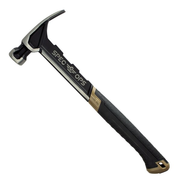 Spec Ops Framing Hammer, 22 oz, Rip Claw, Milled Face, Shock-Absorbing Grip SPEC-M22CF - main