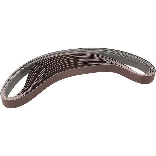 Grizzly 1" x 42" A/O Sanding Belt 120 Grit, 10PK H3504 - main