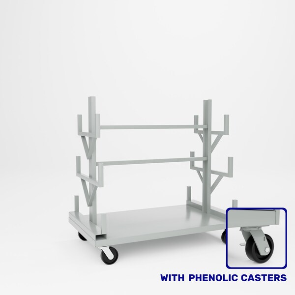 Pucel Bar & Rod Truck, 60 in W x 60 in H x 36 in D, Gray BRT-60P - main