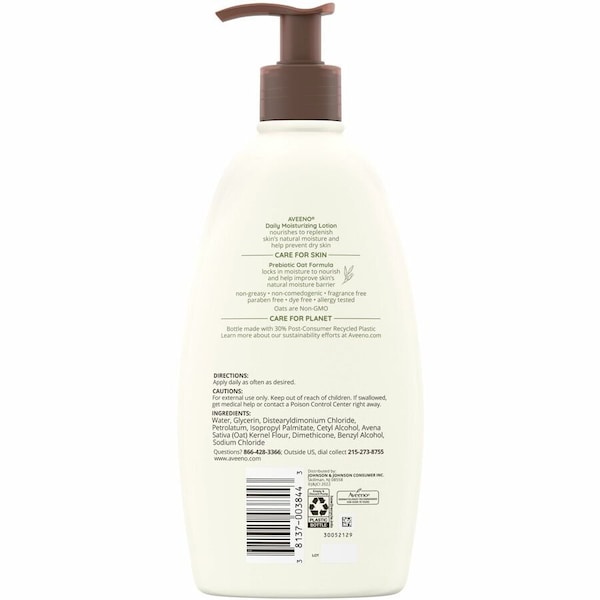 Aveeno reg Daily Moisturizing Lotion with Oat for Dry Skin 18 fl oz, Beige JOJ003844 - main