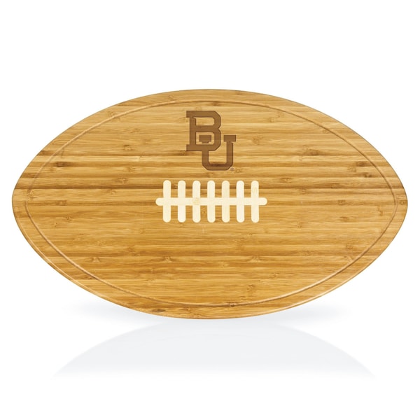 Picnic Time Family Of Brands NCAA Baylor Bears Kickoff Football Cheese Board - Novelty Charcuterie Board 908-00-505-923-0 - main