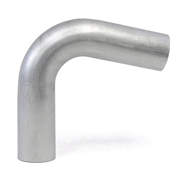 Hps Performance 2 in OD x 2 in CLR, 100 Degree Aluminum Elbow Tubing, Mill Finish AT100-200-CLR-2 - main