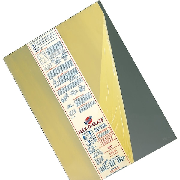 Warps Flex-O-Glaze 24x48x0.100, 1/10 Clear Acrylic Sheet 100G-2448 - main