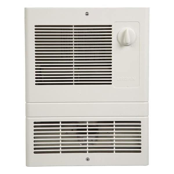 Broan-Nutone Electric Wall Heater, 1000 W, 120/240VAC, White 9810WH - main