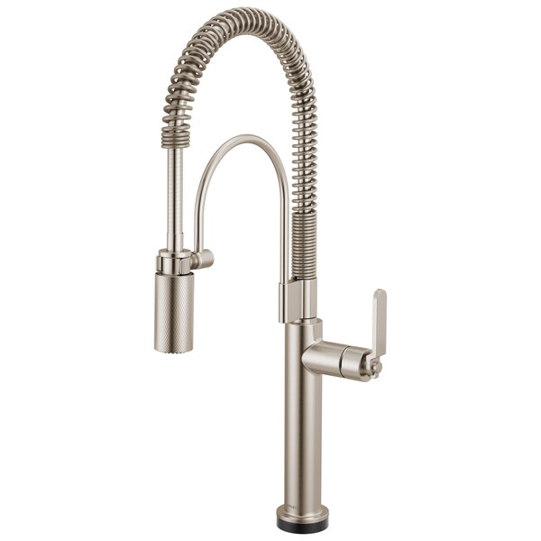 Brizo Litze SmartTouch Semi-Professional Kitchen Faucet, Industrial Handle Stainless 64344LF-SS - main
