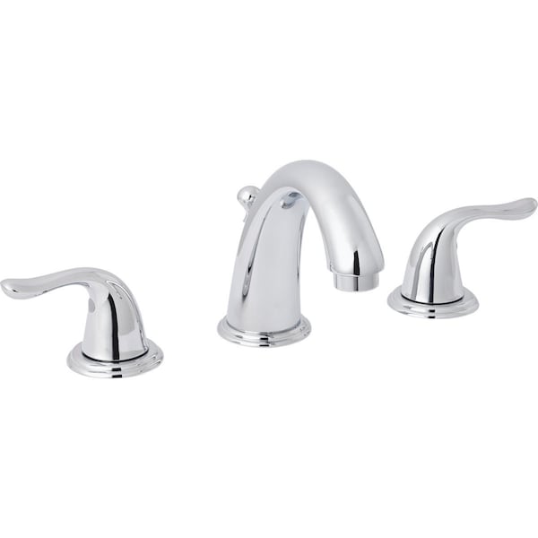 Home Impressions Polished Chrome 2-Handle Lever 6'' to 12'' Widespread Bathroom Faucet with Pop-Up FW610010CP-JPA1 - main