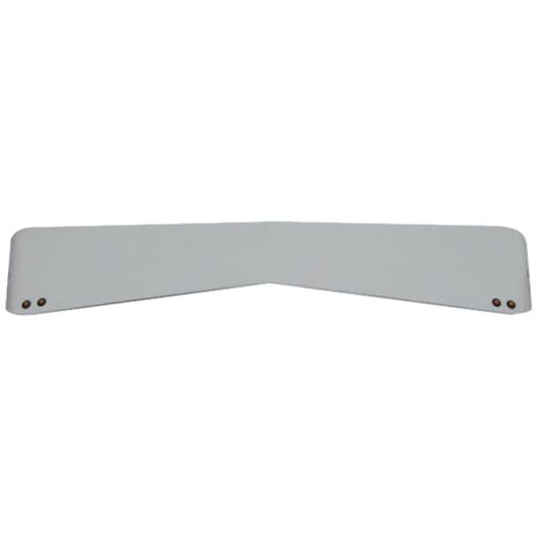 Ilc Replacement For Peterbilt 386 Year 2014 14 To 10In Aluminum Reverse Bowtie Visor WZ-EJZ5-B - main