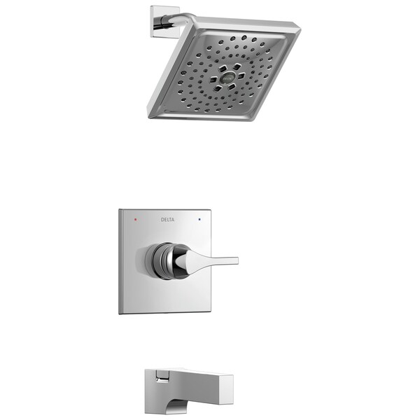 Delta Zura Monitor 14 Series H2Okinetic Tub & Shower Trim In Chrome T14474 - main