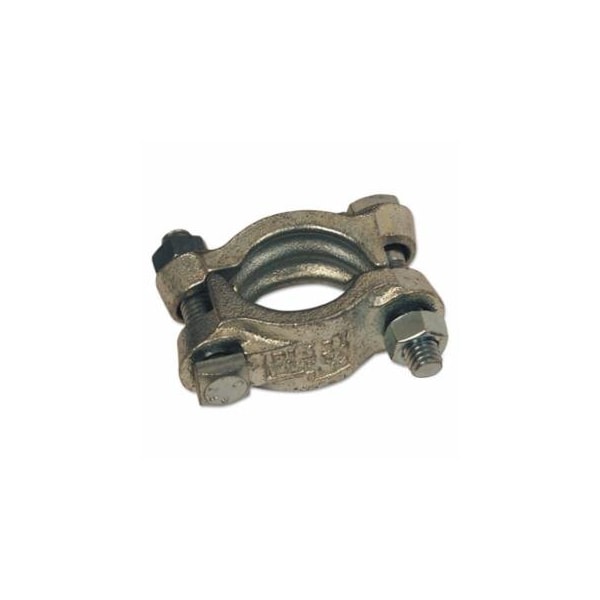 Dixon Valve Double Bolt Hose Clamps, 2 1/2 in-2 3/4 in Hose OD, Malleable Iron, 25/Bx 238-DL275 - main