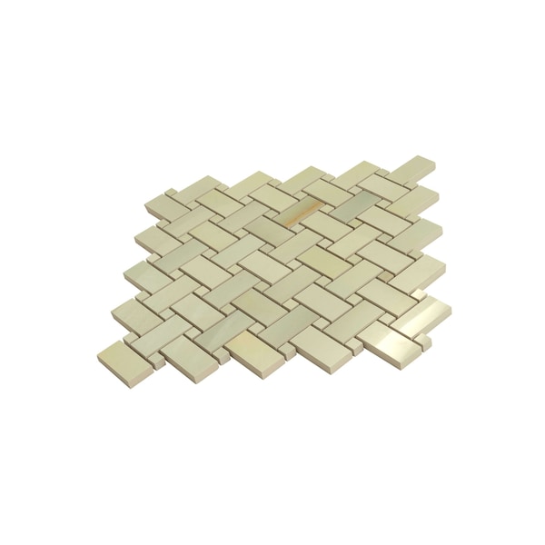 Apollo Tile Splendor 12x12 Celadon Giada Porcelain Mosaic Onyx Basketweave Wall and Floor Tile, 5PK APLIMPONXGIAMO - main