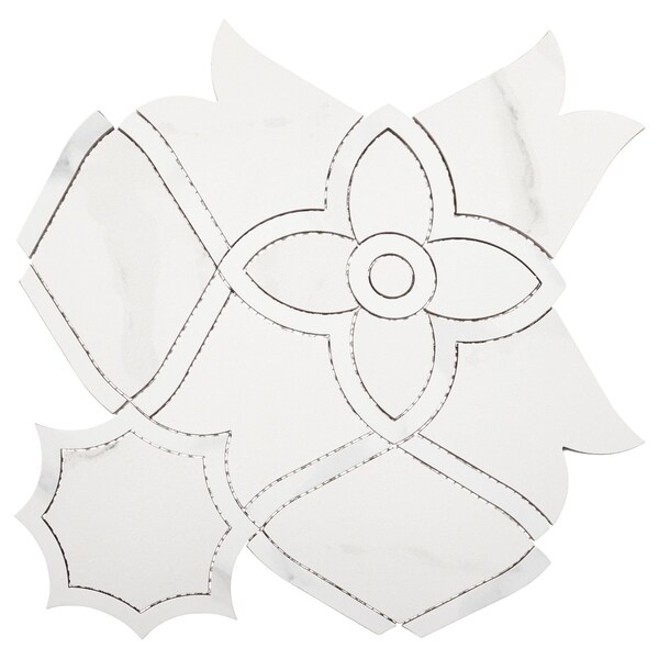 Andova Tiles Ciara Rex 10-in. Marble Look Matte Porcelain Wall & Floor Tile ANDCIA1264 - main