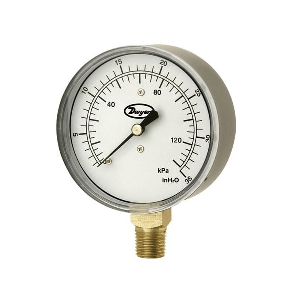 Dwyer Instruments Low pressure gage, range -60-0" w.c. (-15-0 kPa). LPG4-D7522N - main