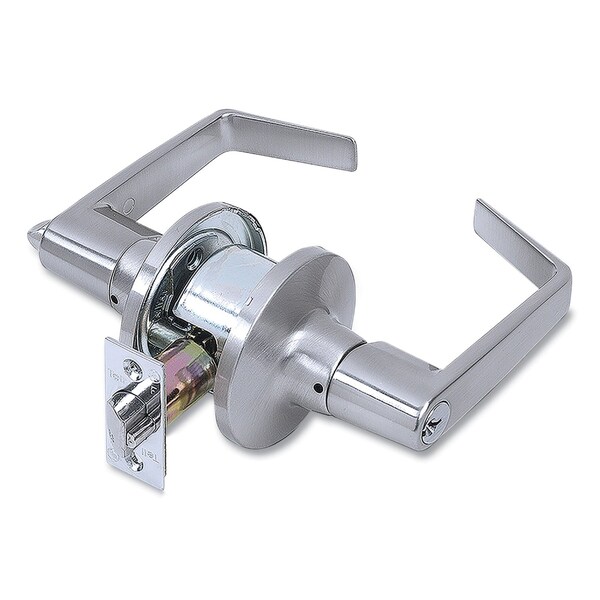 Tell Light Duty Commercial Entry Lever Lockset, Satin Chrome Finish CL100200 - main