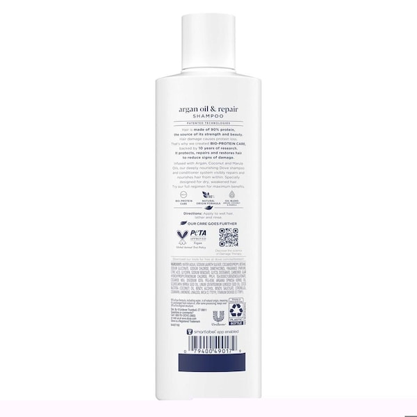 Dove Damage Therapy Argan Oil and Repair Shampoo, 12 Fluid Ounce, 6PK 64376413 - main