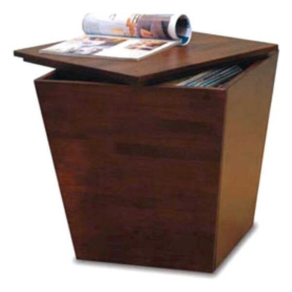 Winsome Antique Walnut Beechwood CUBE TAPERED 94418 - main