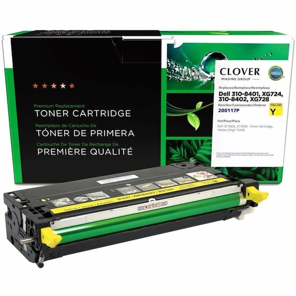 Clover Imaging Group Imaging Remanufactured High Yield Yellow Toner Cartridge 200117P - main