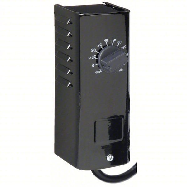 Columbus Electric Portable Cooling Thermostat, Cool Only, -10 to 100F, Mechanical Selector Dial, 110 to 125V AC KTO-121B - main